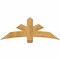 Ekena Millwork Alberta Rough Sawn Timber Gable Bracket, Western Red Cedar, 60"W x 22"H x 4"D x 6"F, 9/12 Pitch GBW060X22X0406ALB00RWR - alternate 1